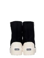 Superga Warmcotton Sneakers In Black Canvas Superga Warmcotton Sneakers In Black Canvas - black