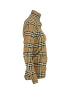Burberry Vilan - Vintage Check Stretch Jersey Turtleneck Top Burberry Vilan - Vintage Check Stretch Jersey Turtleneck Top - Archive Beige