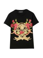 Young Versace Black T-shirt Young Versace Black T-shirt - Nero