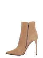 Le Silla High Heels Ankle Boots In Beige Suede Le Silla High Heels Ankle Boots In Beige Suede - beige
