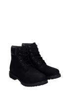 Timberland 6in Prem Combat Boots In Black Nubuck Timberland 6in Prem Combat Boots In Black Nubuck - black