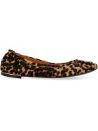 Tory Burch Leather Ballet Flats Tory Burch Leather Ballet Flats - Animalier