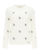RED Valentino Sweatshirt With Clover Embroidery RED Valentino Sweatshirt With Clover Embroidery - WHITE