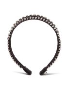 RED Valentino Hairband With Rhinestone Detail RED Valentino Hairband With Rhinestone Detail - Black