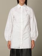 Hilfiger Collection Dress Hcw Cutwork & Emb Shirt Dress Hilfiger Denim Hilfiger Collection Dress Hcw Cutwork & Emb Shirt Dress - White