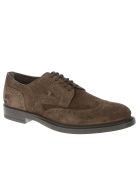 Tod's Bucature Perforated Derby Shoes Tod's Bucature Perforated Derby Shoes - Marrone