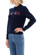 Logo Embroidery Sweater Kenzo Logo Embroidery Sweater - Blu scuro