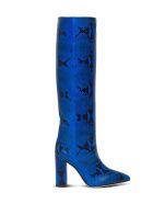 Paris Texas Embossed Leather Boots Paris Texas Embossed Leather Boots - Blu