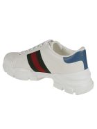 Gucci Web Stripe Detail Sneakers Gucci Web Stripe Detail Sneakers - White
