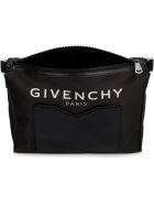 Givenchy Leather And Nylon Messenger Bag Givenchy Leather And Nylon Messenger Bag - black