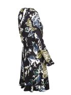 RED Valentino Graphic Rose Print Midi Dress RED Valentino Graphic Rose Print Midi Dress - Black