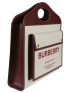 Burberry Medium Pocket Shoulder Bag Burberry Medium Pocket Shoulder Bag - Natural/Garnet/Geranium