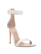 White Portofino 105 Sandal Gianvito Rossi White Portofino 105 Sandal - Bianco