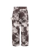 Goganga Black Pants With Grey Clouds Goganga Black Pants With Grey Clouds - Grey