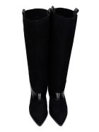 Alchimia Texan Boots In Black Suede Alchimia Texan Boots In Black Suede - black