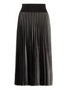 Agnona Pleated Knitted Skirt Agnona Pleated Knitted Skirt - grey