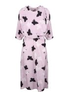 RED Valentino Butterflies Midi Dress RED Valentino Butterflies Midi Dress - Pink & Purple