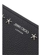 Jimmy Choo Pippa Zip Around Wallet Star Studs Jimmy Choo Pippa Zip Around Wallet Star Studs - BLACK SILVER (Black)