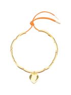 Timeless Pearly Heart Choker Necklace Timeless Pearly Heart Choker Necklace - GOLD (Gold)