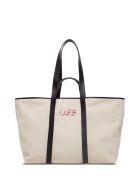 Off-White Tote Commercial Shopper In Canvas Off-White Tote Commercial Shopper In Canvas - Beige