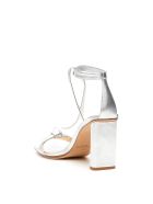 Alexandre Birman Clarita Square Pillar 85 Sandals Alexandre Birman Clarita Square Pillar 85 Sandals - SILVER (Silver)