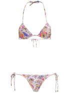 Etro Ibiza White Bikini With Paisely Print Etro Ibiza White Bikini With Paisely Print - White
