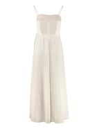 Zimmermann Amelie Linen Maxi Dress Zimmermann Amelie Linen Maxi Dress - panna
