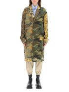 R13 Shredded Camouflage Coat R13 Shredded Camouflage Coat - MULTI CAMO (Green)