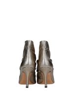 The Seller High Heels Ankle Boots In Platinum Leather The Seller High Heels Ankle Boots In Platinum Leather - platinum