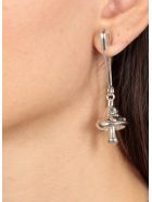 AMBUSH Mushroom Safety Pin Earring AMBUSH Mushroom Safety Pin Earring - SILVER