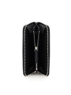 Jimmy Choo Pippa Zip Around Wallet Star Studs Jimmy Choo Pippa Zip Around Wallet Star Studs - BLACK SILVER (Black)