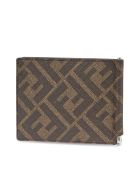 Fendi Slim Wallet Mon Tess.pu Ff 197 Fendi Slim Wallet Mon Tess.pu Ff 197 - Dza Tobacco Cuir Palladio