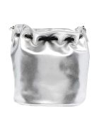 MSGM Silver Bag With Logo MSGM Silver Bag With Logo - Argento