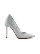 Michael Kors Keke Silver Glitter Pump Michael Kors Keke Silver Glitter Pump - Argento