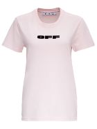 Off-White Flok Off Bold Black T-shirt Off-White Flok Off Bold Black T-shirt - Pink