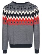 MSGM Round Neck Sweater MSGM Round Neck Sweater - Grigio