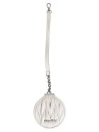 Miu Miu Woven Logo Keyring Miu Miu Woven Logo Keyring - Talco