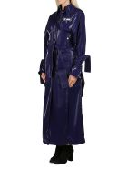 Off-White Navy Blue Trench Coat Off-White Navy Blue Trench Coat - Blu