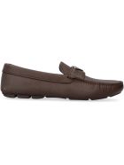 Prada Saffiano Leather Loafers Prada Saffiano Leather Loafers - brown