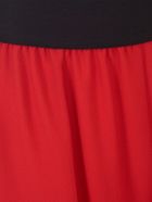 Maria Calderara Pants Wide Leg Crepe Maria Calderara Pants Wide Leg Crepe - Dark Red