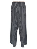Ibrigu Straight-leg Striped Trousers Ibrigu Straight-leg Striped Trousers - Black