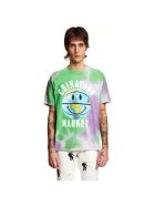 Chinatown Market Smiley Globe Ball T-shirt Chinatown Market Smiley Globe Ball T-shirt - Multicolor