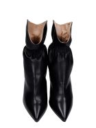 The Seller High Heels Ankle Boots In Black Leather The Seller High Heels Ankle Boots In Black Leather - black