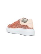 Alexander McQueen Big Sole Sneakers In Glittered Leather Alexander McQueen Big Sole Sneakers In Glittered Leather - Pink