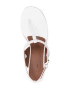 L'Autre Chose White Leather Sandals L'Autre Chose White Leather Sandals - White