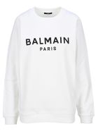 Logo Sweatshirt Balmain Logo Sweatshirt - Blanc/noir