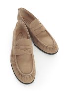 Tod's Amalfi Suede Loafers Tod's Amalfi Suede Loafers - Khaki