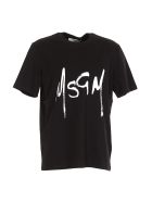 MSGM Logo T-shirt MSGM Logo T-shirt - Black
