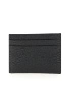 Dolce & Gabbana Leather Card Holder With Logo Plaque Dolce & Gabbana Leather Card Holder With Logo Plaque - NERO (Black)