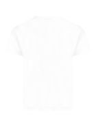 Dolce & Gabbana White T-shirt For Kids With Logos Dolce & Gabbana White T-shirt For Kids With Logos - WHITE